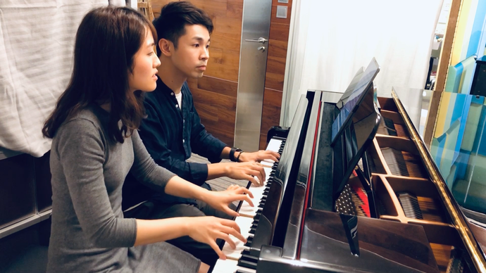 Piazzolla Libertango Piano Duet (Arr. Kyoko Yamamoto) - by Katherine Chan and Wilson Wong