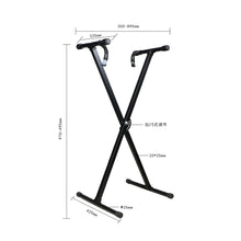 Load image into Gallery viewer, Single X keyboard stand - KS001
